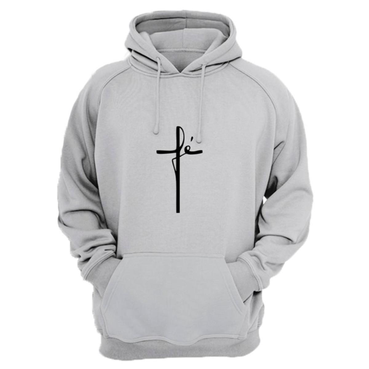 upside down cross moletom com capuz