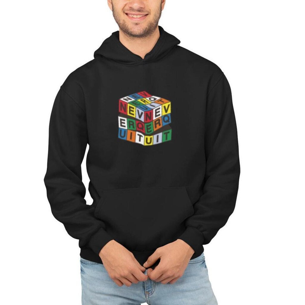 Moletom Masculino Feminino Estampado Cubo