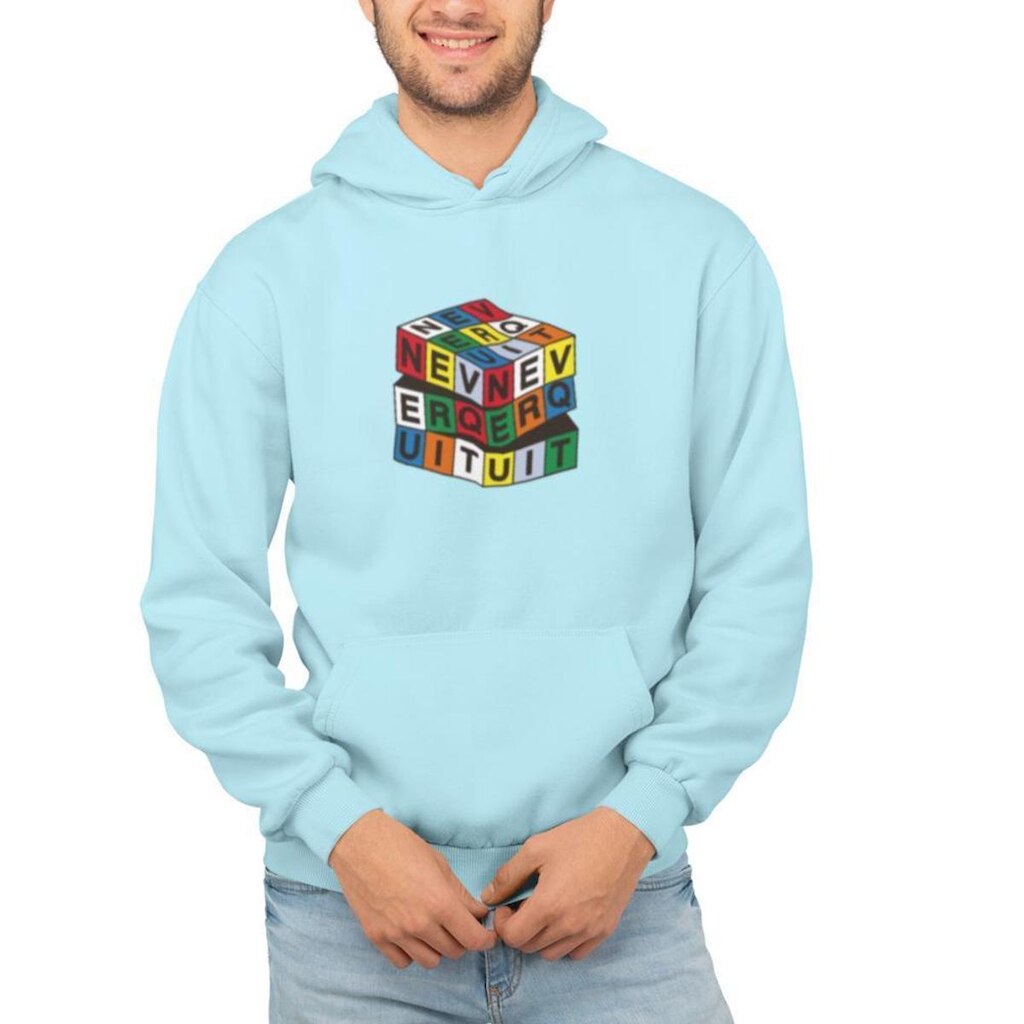 Moletom Masculino Feminino Estampado Cubo