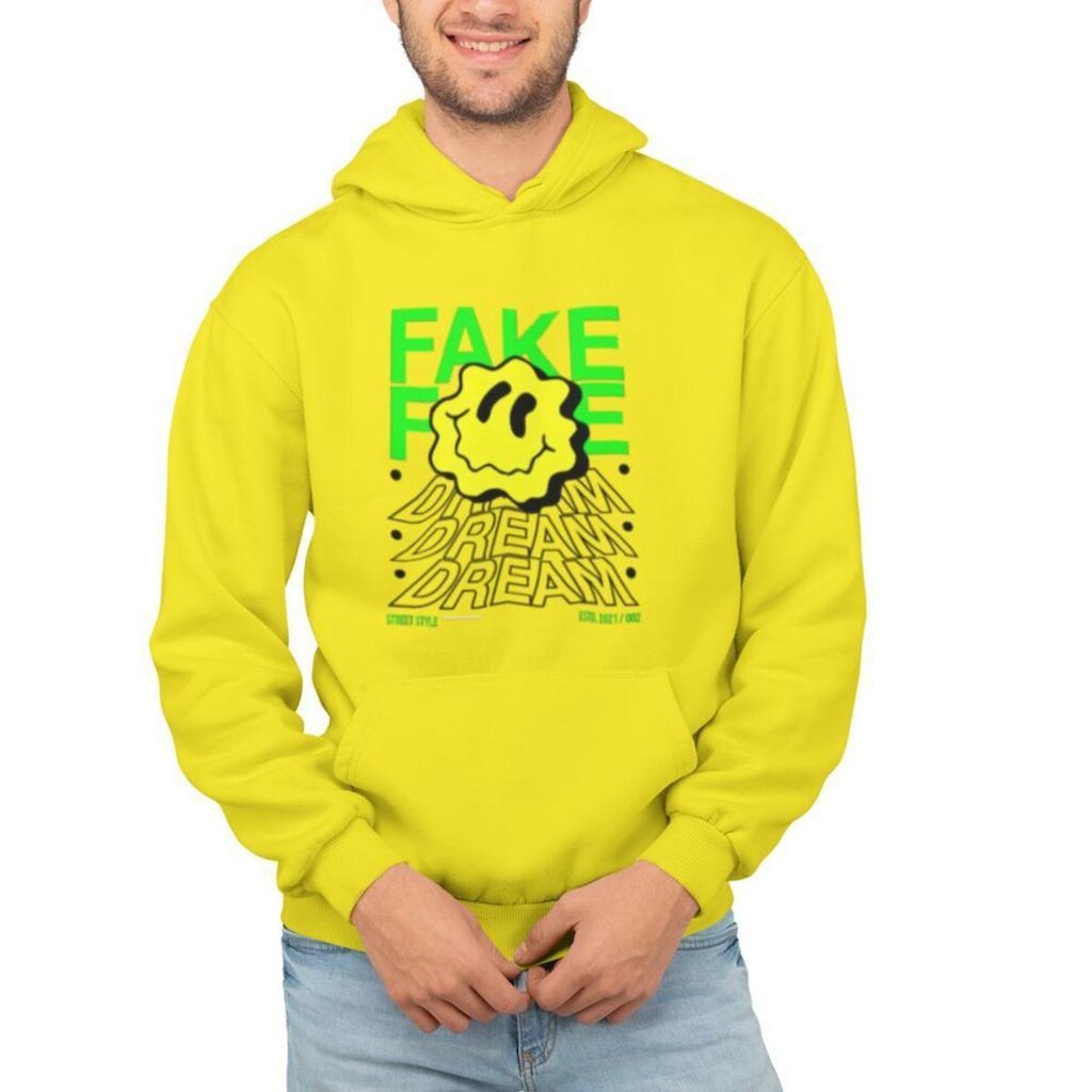 Moletom Masculino Feminino Estampado Smile Capuz
