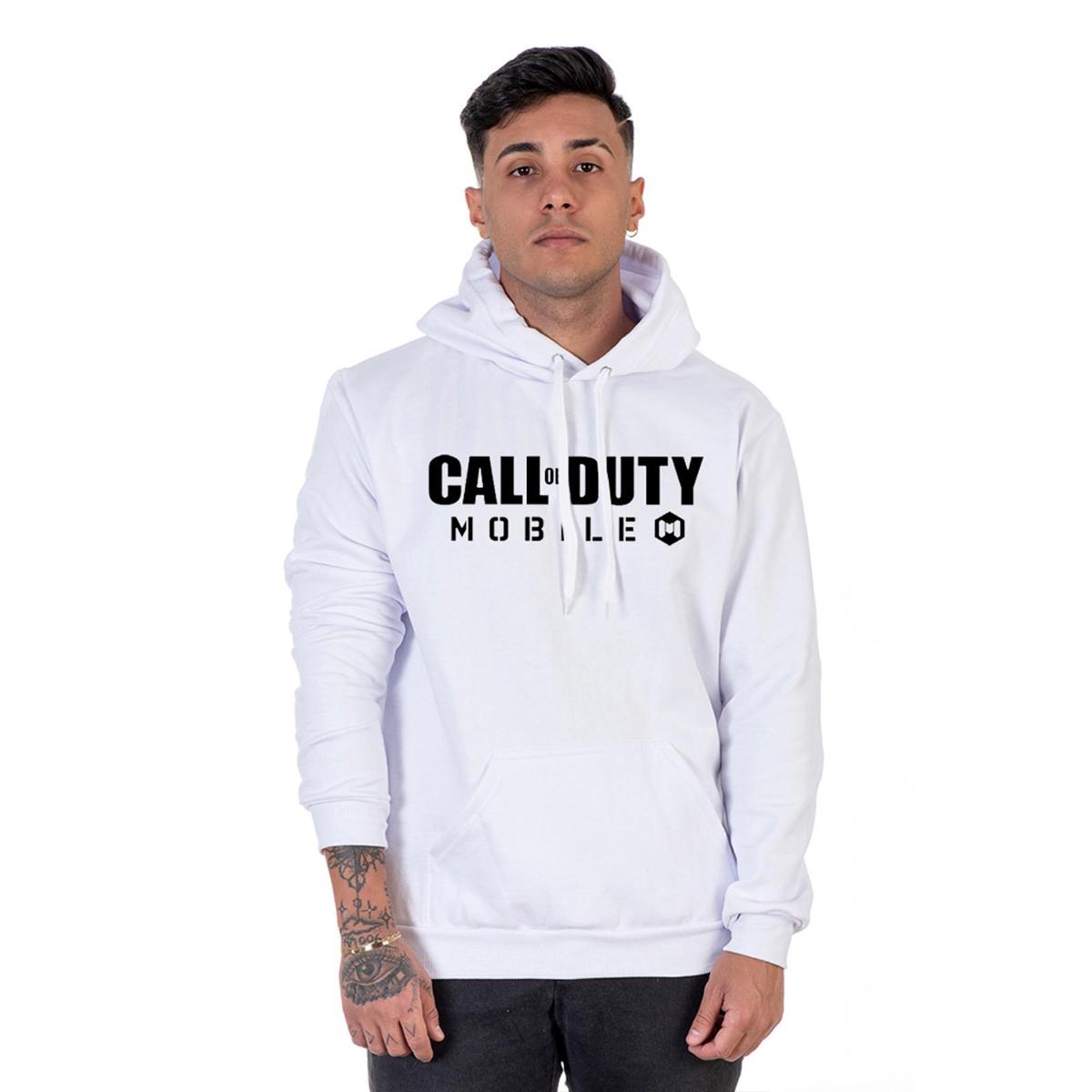 Codm Jacket Moletom Masculino Flanelado Casaco Call Of Duty Mobile - Branco | Netshoes