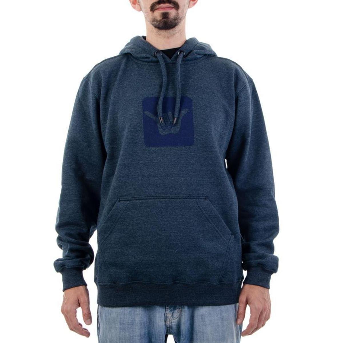 Moletom Canguru Blusa De Frio Hang Loose Masculina Kanui Moletom
