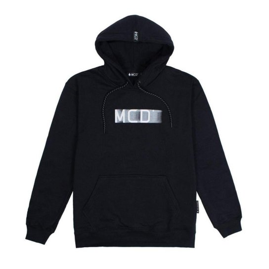 Moletom MCD Canguru Desfoque Masculino - Preto
