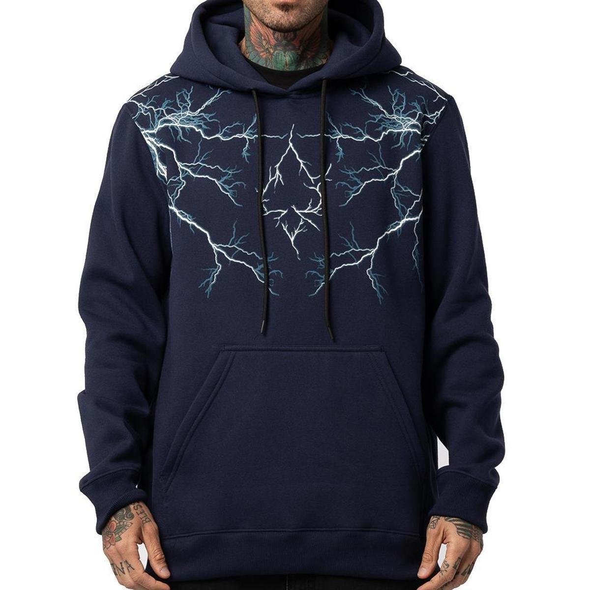 Moletom Canguru Kanui Moletom Wanted De Frio Quiksilver Masculina