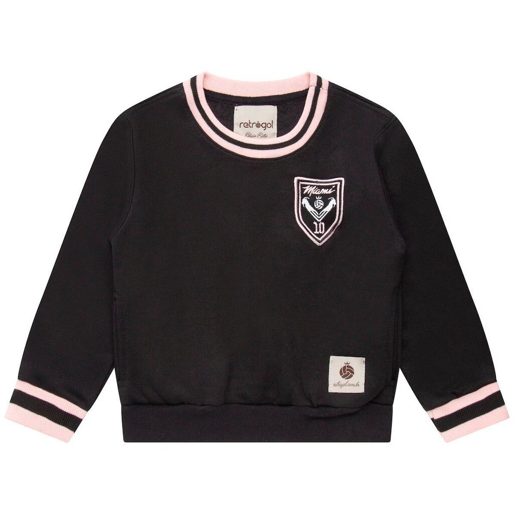 Moletom Miami Preto Infantil Juvenil
