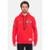 Moletom Mitchell & Ness Canguru Fechado City Patches Masculino - Vermelho