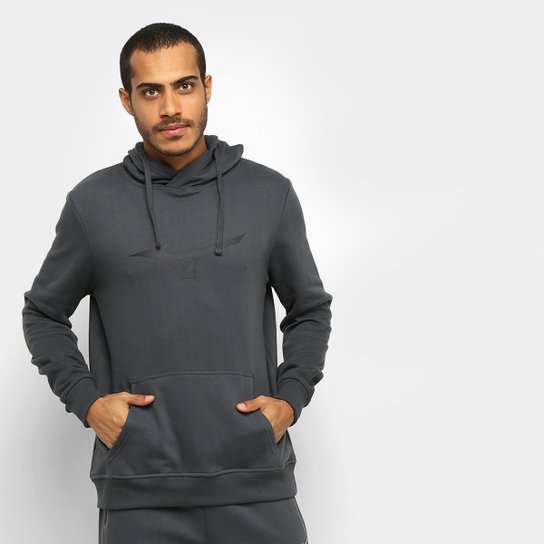 Moletom Mizuno Soft Mzn Masculino Preto Netshoes