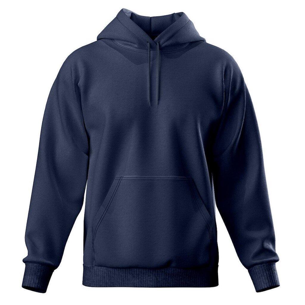 Moletom Modelo Canguru Com Capuz Masculino e Feminino Liso