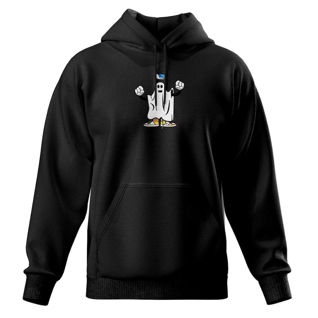 Moletom Modelo Canguru Estampado Blusa De Frio Com Capuz