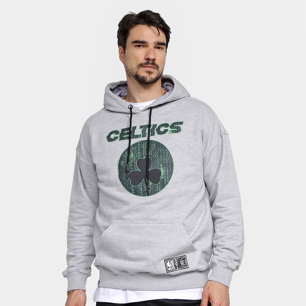Moletom NBA Boston Celtics Matrix C/ Capuz Masculino