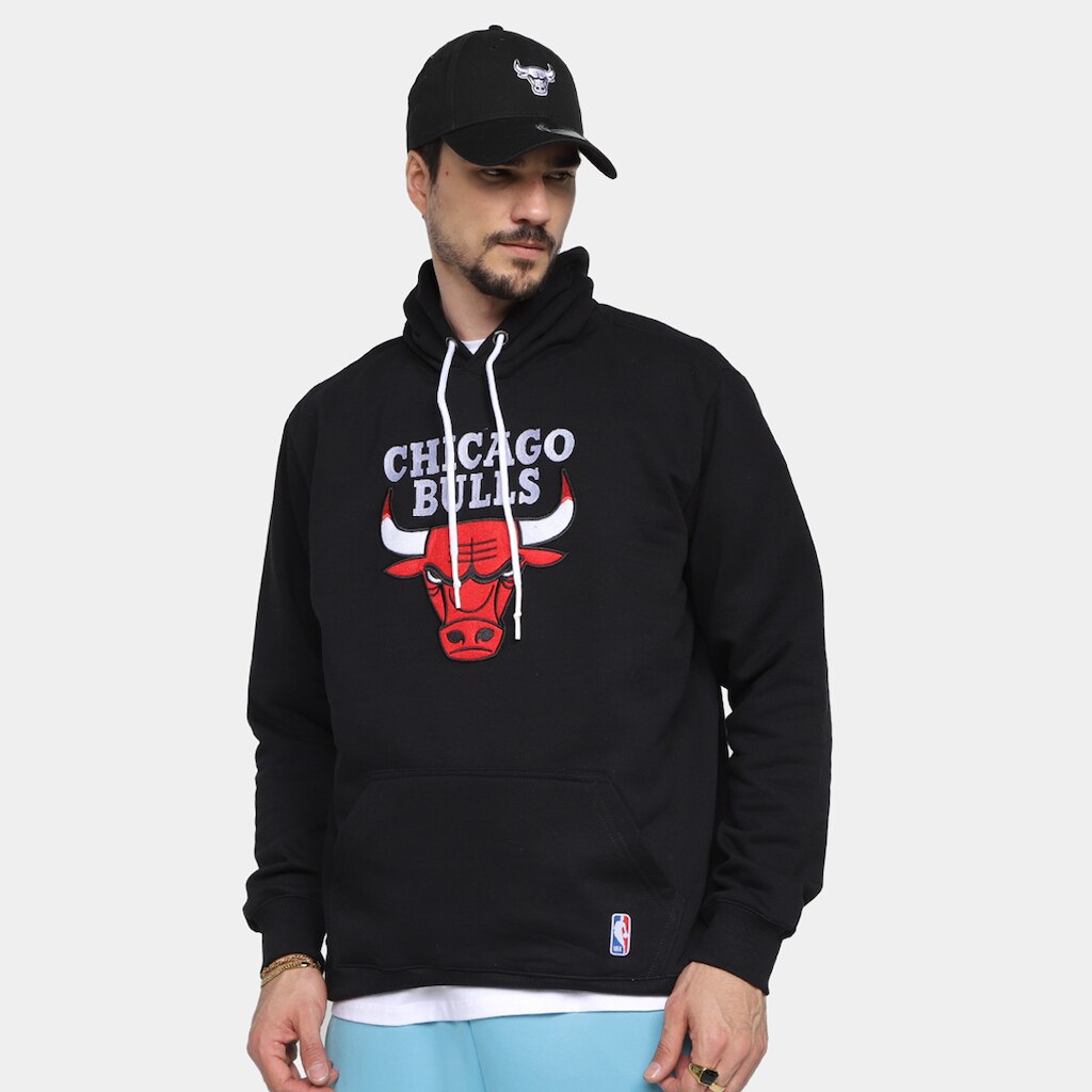 Moletom NBA Chicago Bulls C/ Capuz Masculino