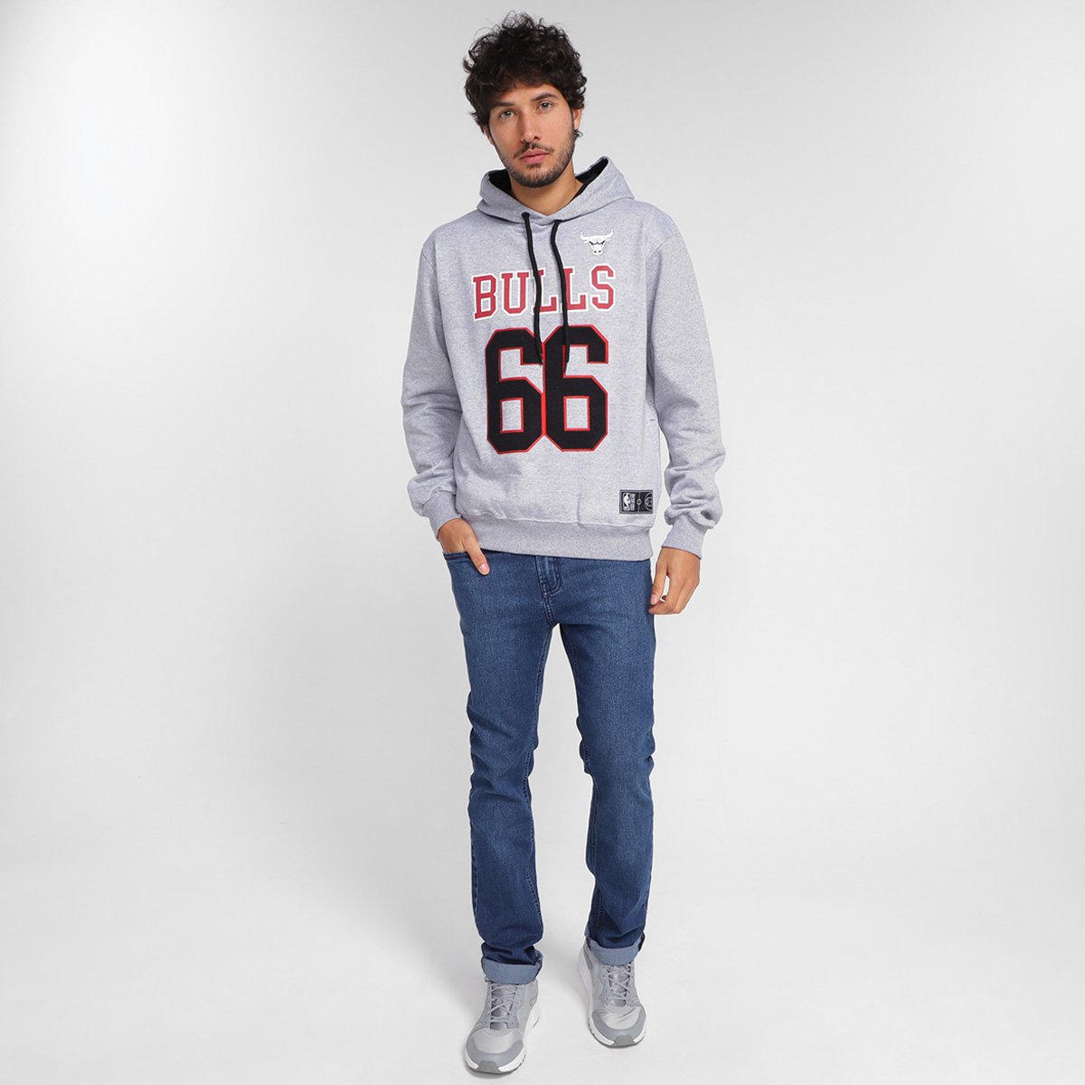 white bulls moletom com capuz