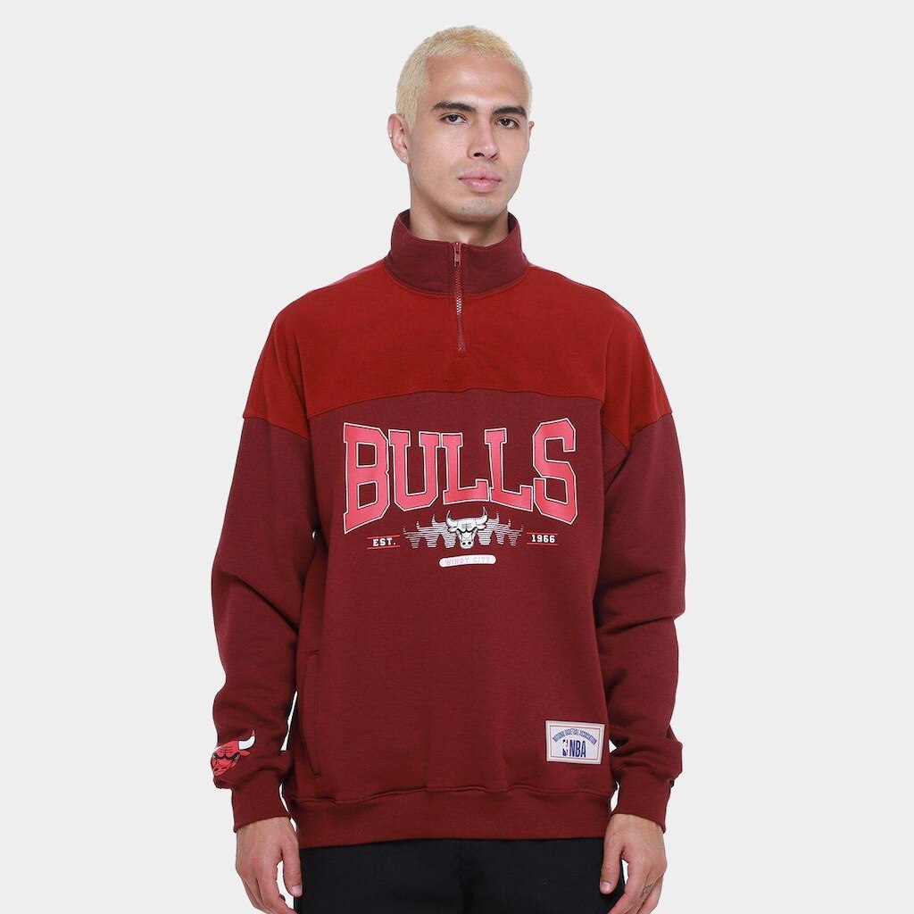 Moletom NBA Chicago Bulls Reflections Masculino