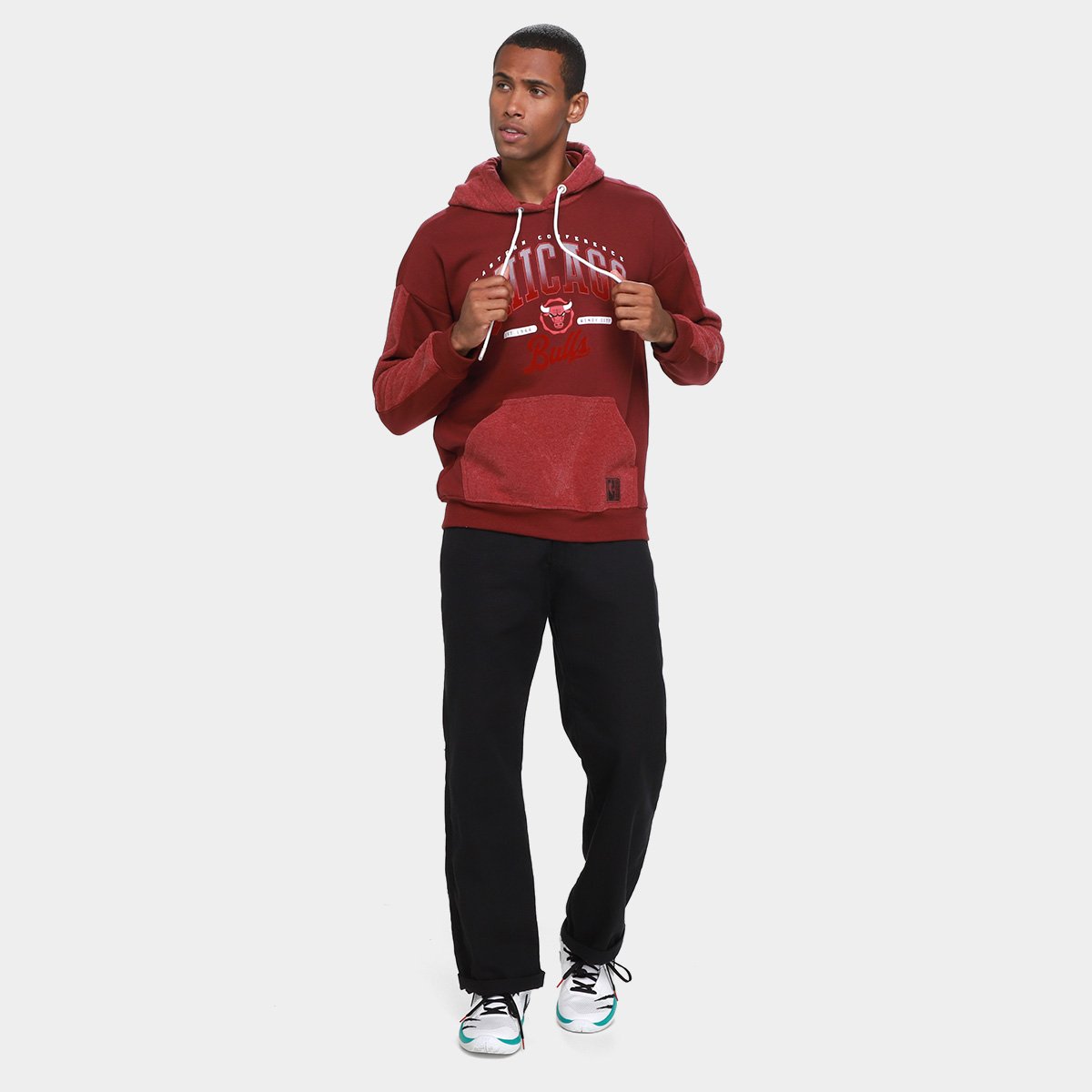 Moletom NBA Chicago Bulls Senses Masculino - 5