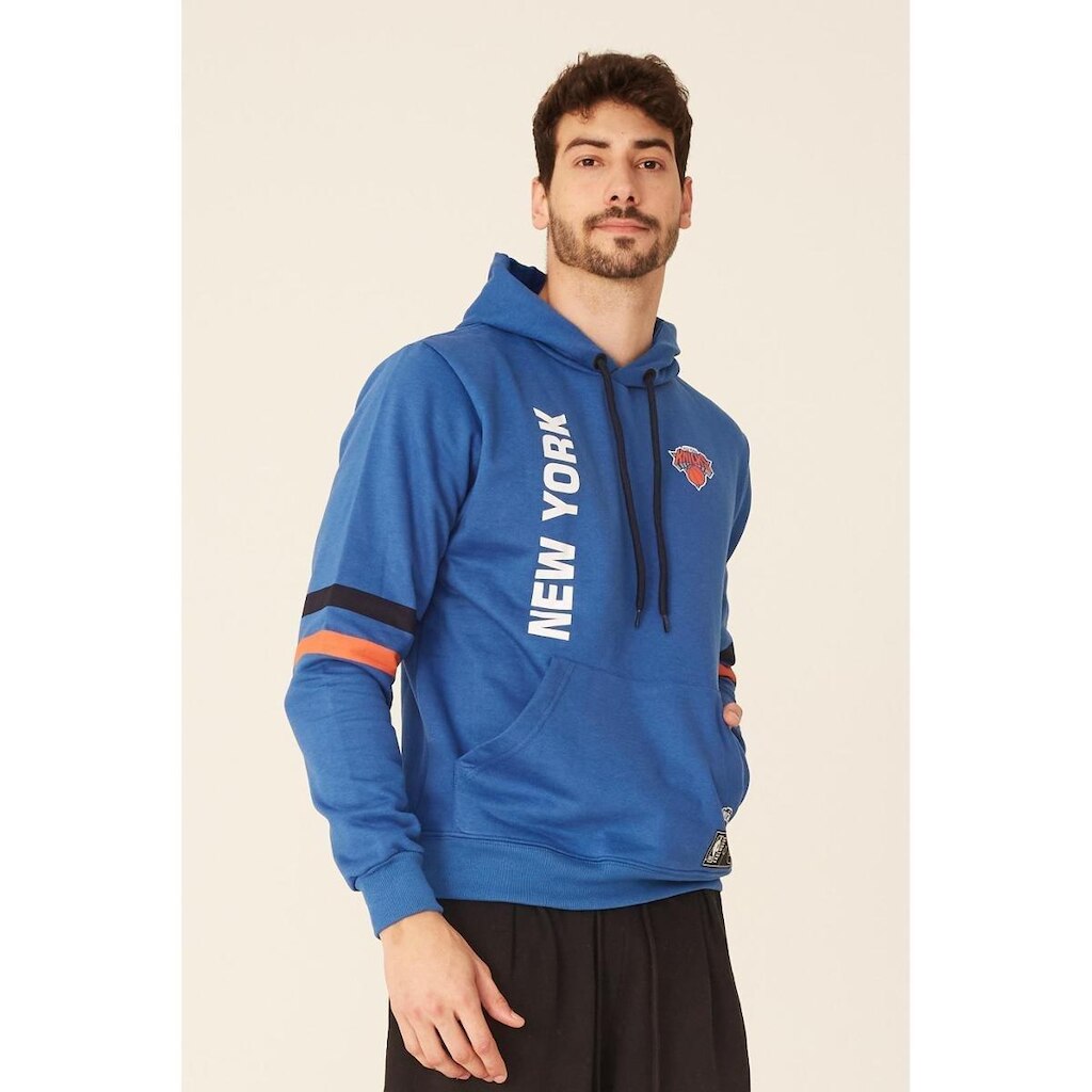 Moletom NBA Fechado Com Capuz New York Knicks Masculino