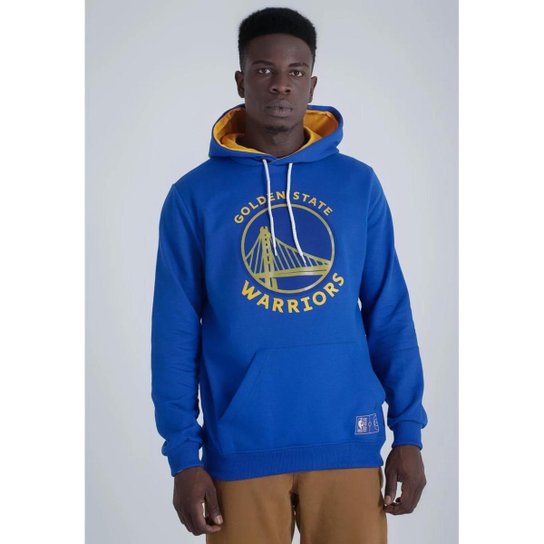 Moletom NBA Golden State Warriors Azul Oficial Azul Netshoes