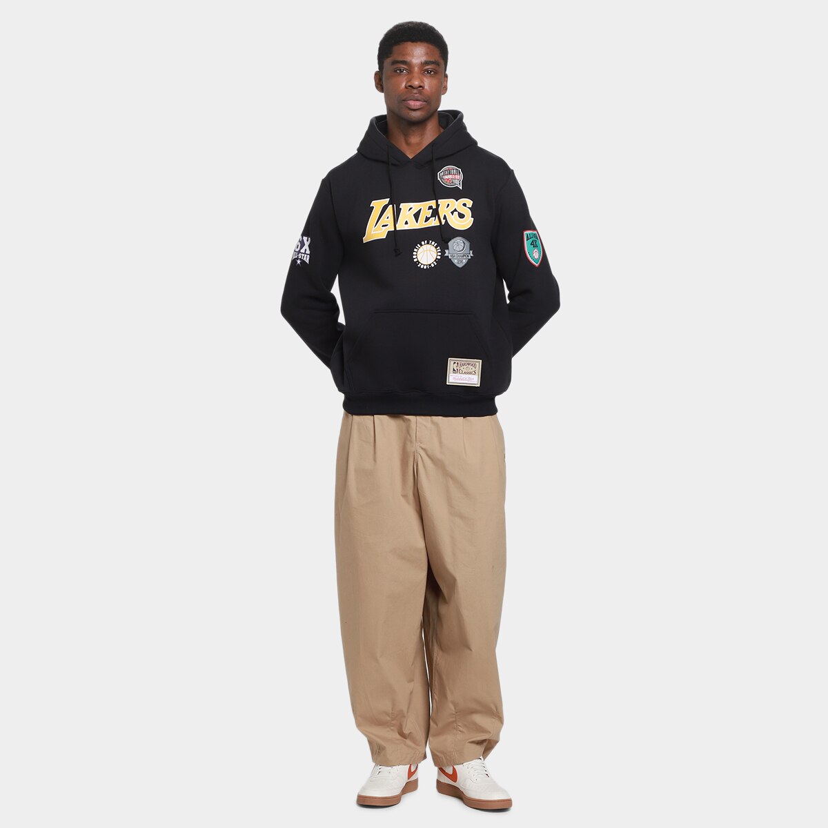 Moletom NBA Los Angeles Lakers Mitchell & Ness Masculino - 6