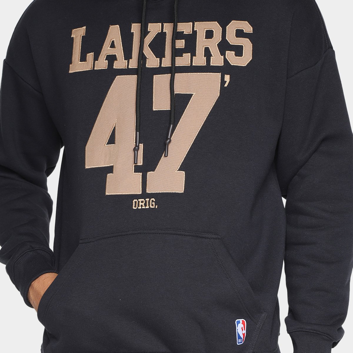 Moletom NBA Los Angeles Lakers Number Twill Masculino - 2