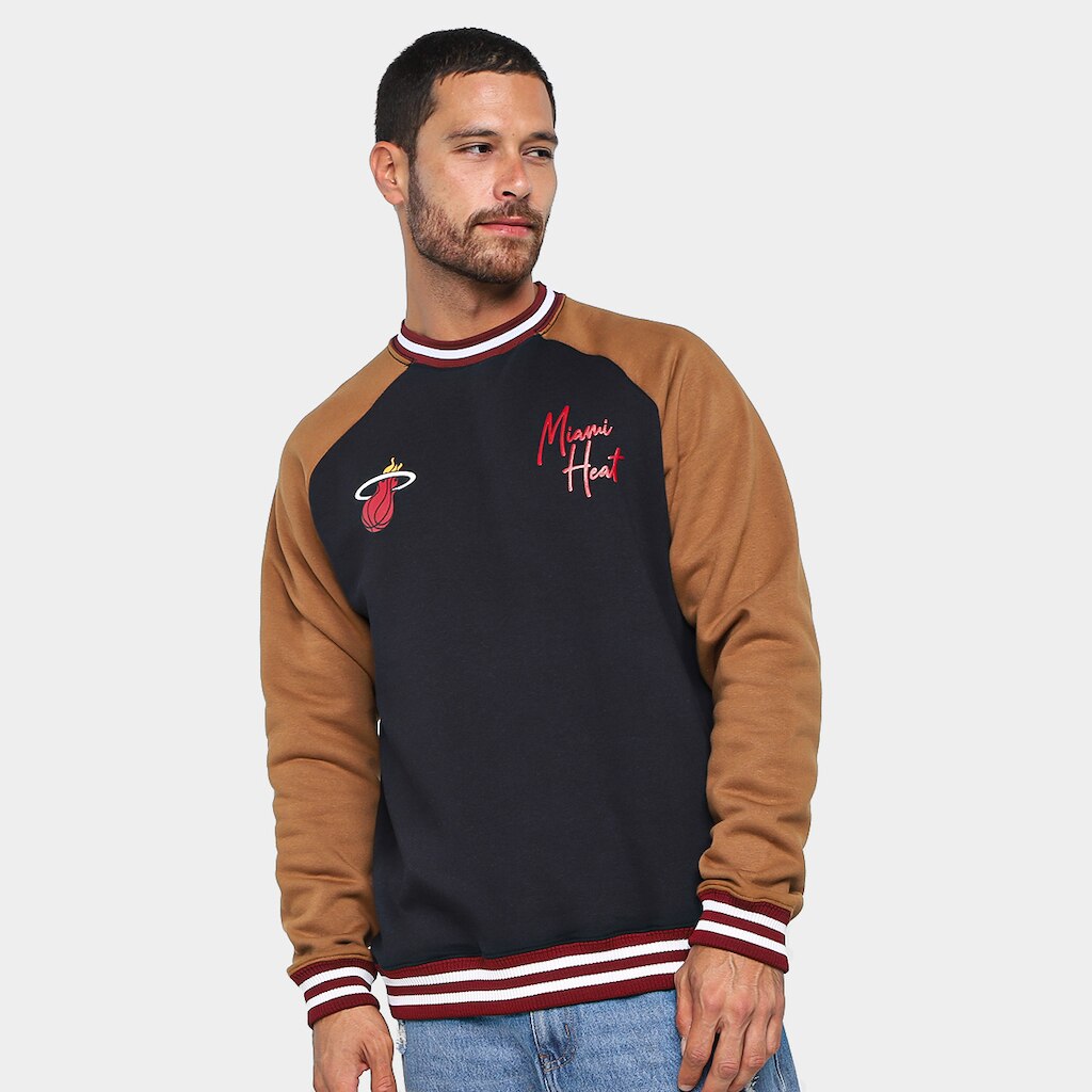 Moletom NBA Miami Heat Old Logo Masculino