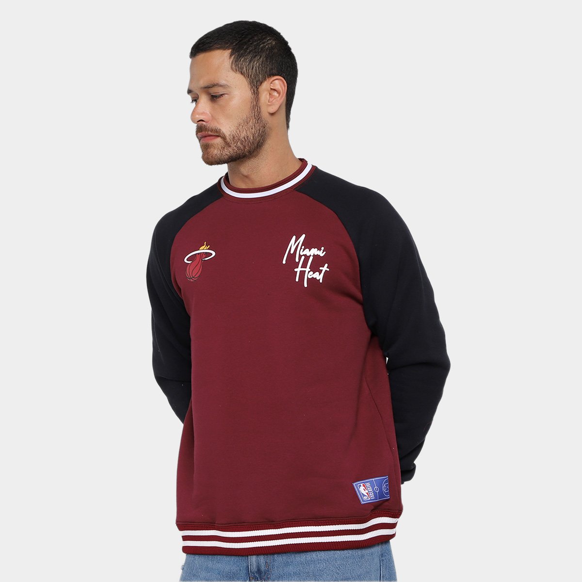 Moletom NBA Miami Heat Old Logo Masculino