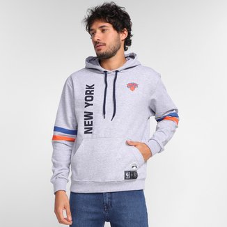 Moletom NBA New York Knicks Canguru Masculino