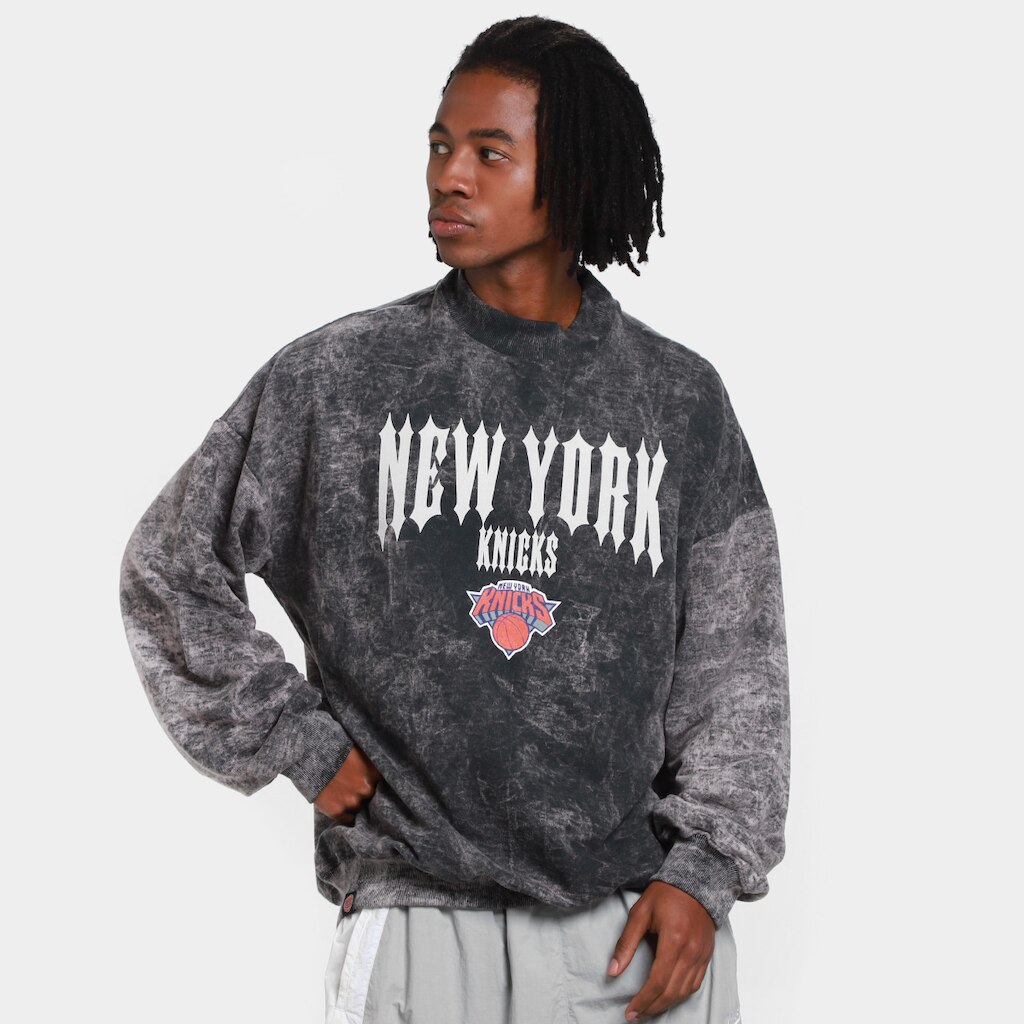 Moletom NBA New York Knicks Gothic Team Masculino