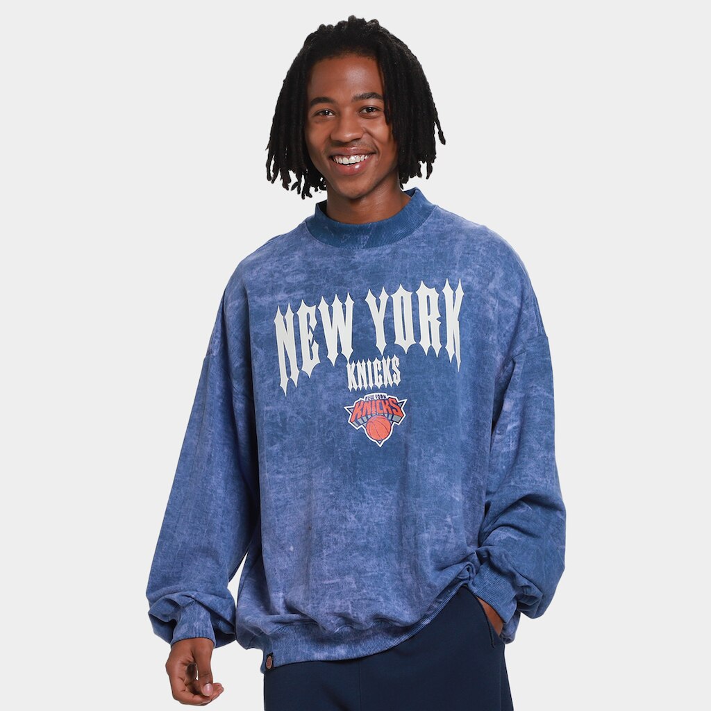 Moletom NBA New York Knicks Gothic Team Masculino