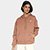 Moletom New Balance C/ Capuz Feminino - Bege