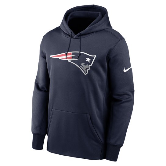 Moletom New England Patriots Nike Prime Logo Masculino - Marinho Menor preço em Moletom New England Patriots Nike Prime Logo Masculino - Marinho