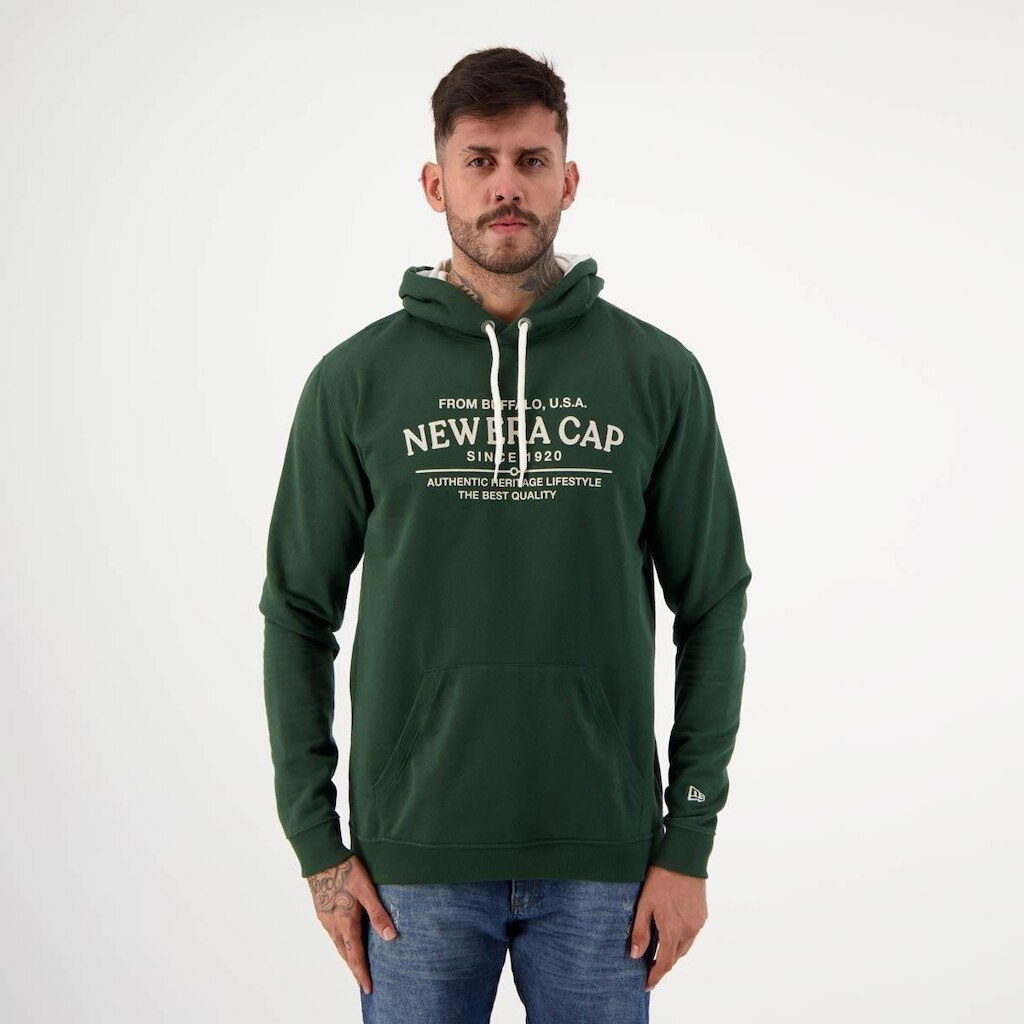 Moletom New Era Classic Authentic Verde Escuro