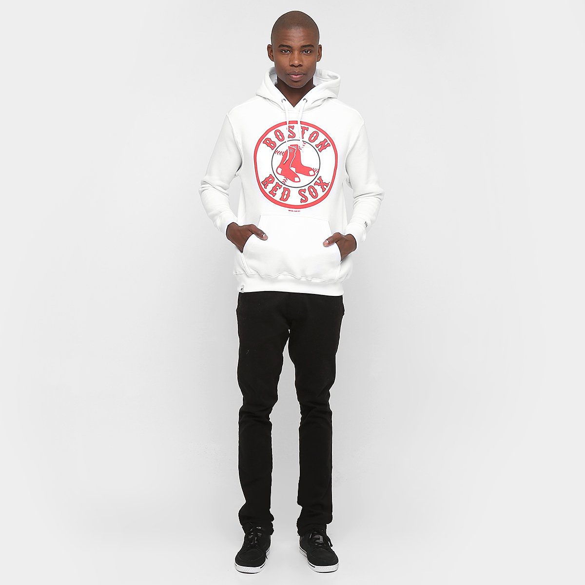 boston red socks moletom com capuz