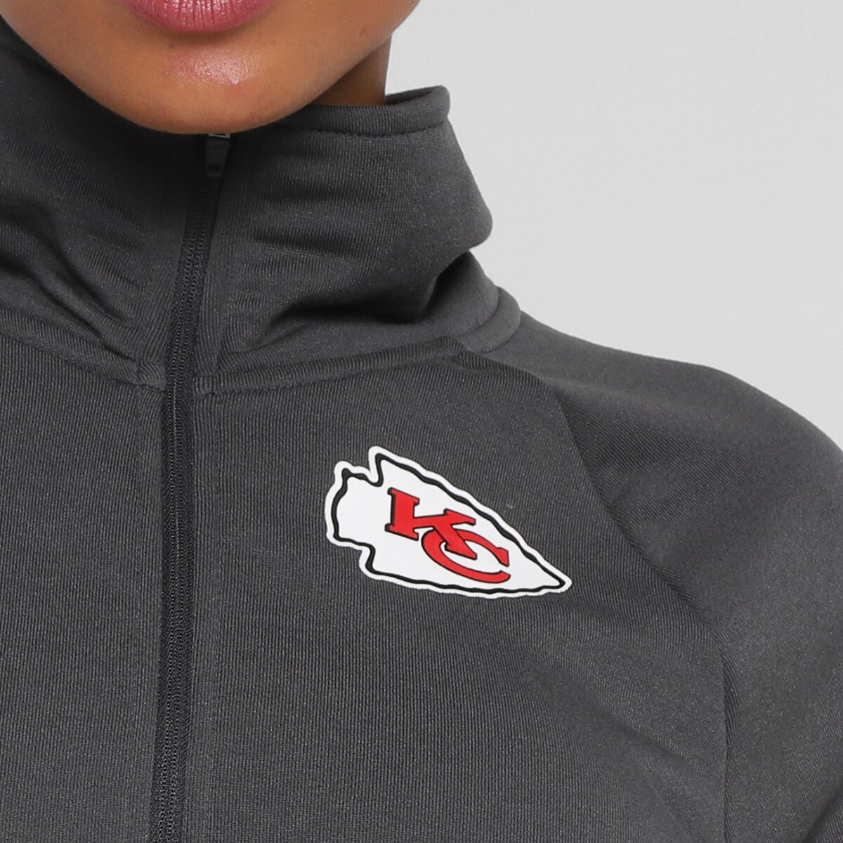 Moletom NFL Kansas City Chiefs Nike Dri Fit Gola Alta Feminino - 2
