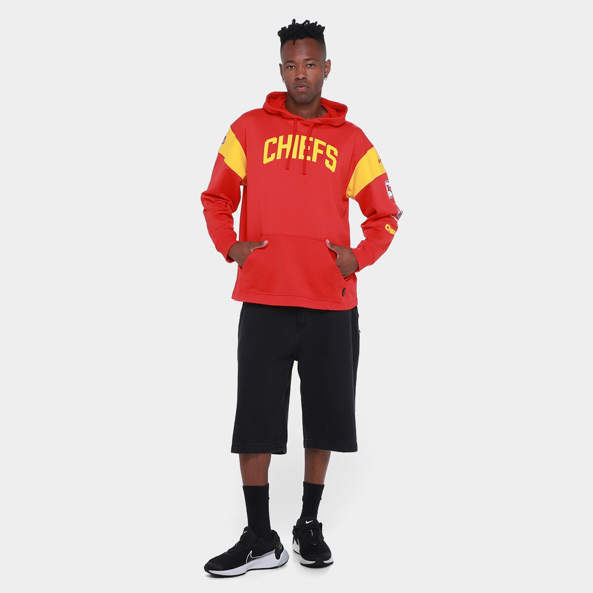 Moletom NFL Kansas City Chiefs Nike Jersey Hoodie Masculino - 4