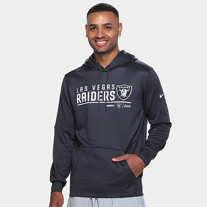Moletom NFL Las Vegas Raiders Nike C/ Capuz Masculino - Masculino