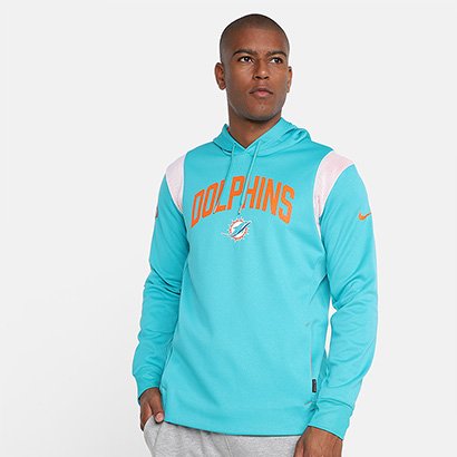Moletom NFL Miami Dolphins Nike C/ Capuz Masculino - Masculino