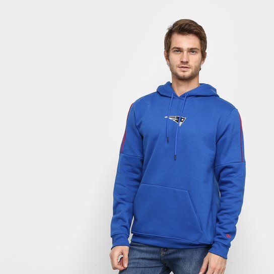 Moletom NFL New England Patriots New Era Neon Id Piping Masculino - Azul Royal Menor preço em Moletom NFL New England Patriots New Era Neon Id Piping Masculino - Azul Royal