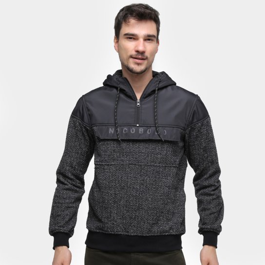 Moletom Nicoboco Bechar Masculino - Preto