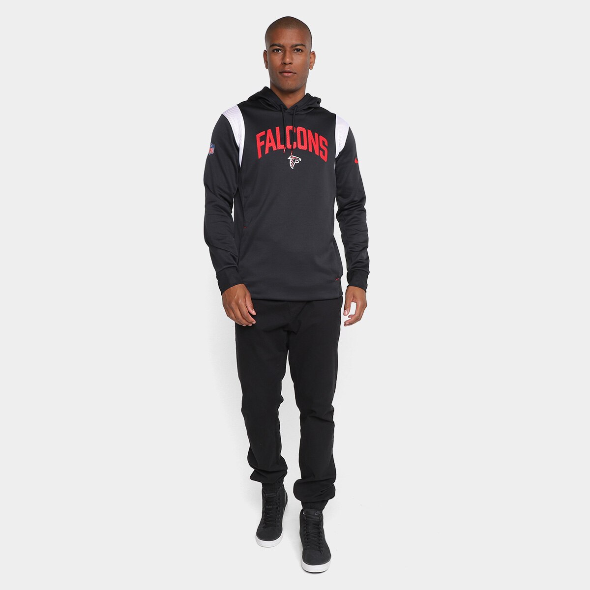 Moletom Nike NFL Atlanta Falcons Fleece Masculino - 3