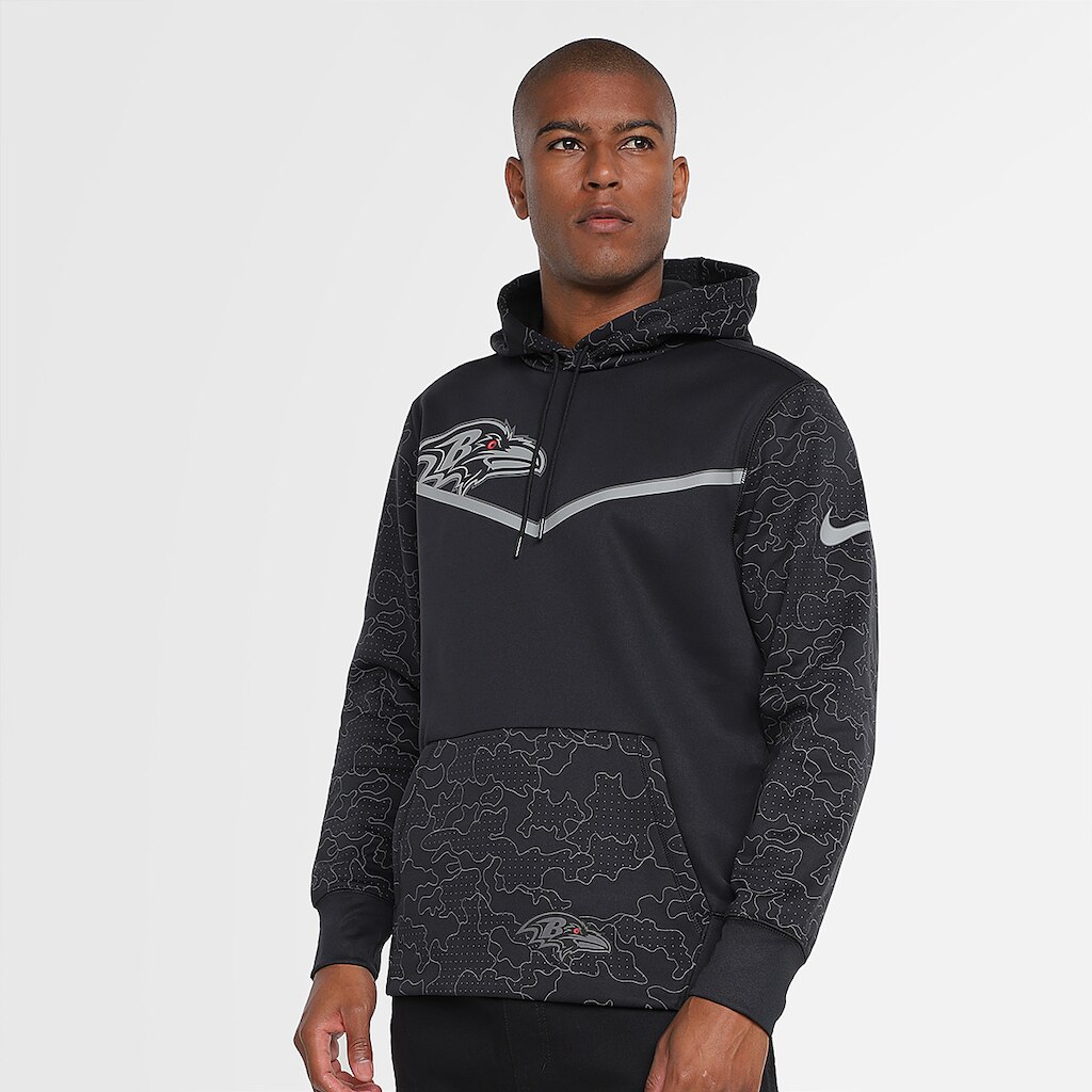 Moletom Nike NFL Baltimore Ravens Reflective Therma Masculino