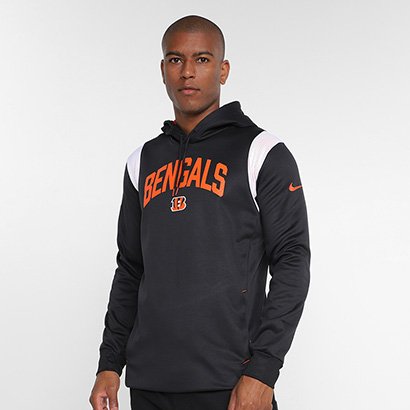 Moletom Nike NFL Cincinnati Bengals Fleece Masculino - Masculino