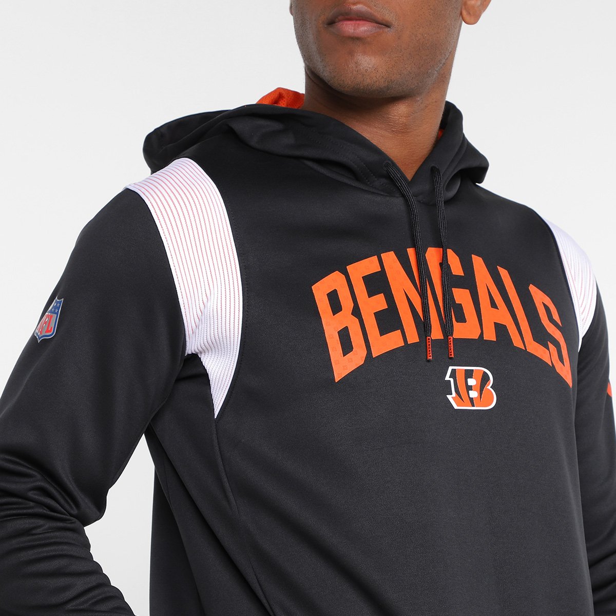 Moletom Nike NFL Cincinnati Bengals Fleece Masculino - 2