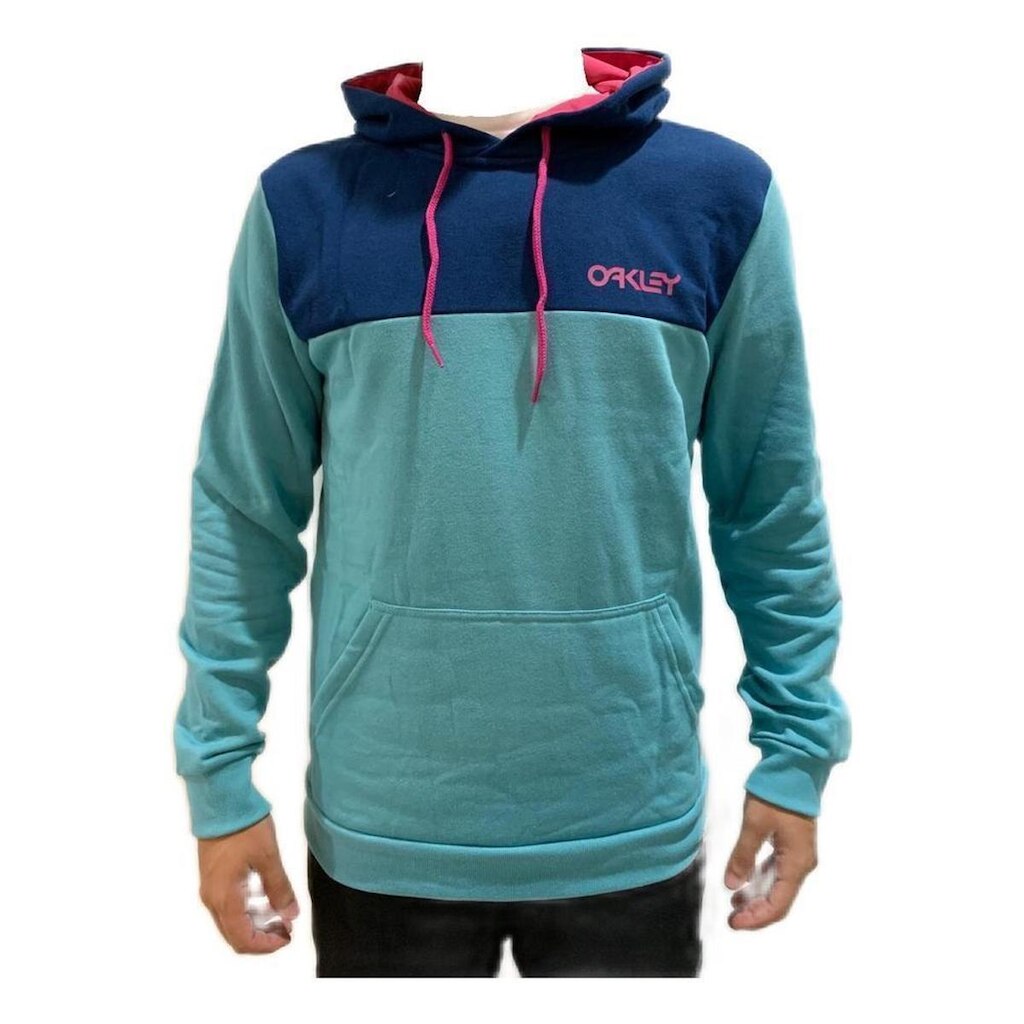 Moletom Oakley Canguru Fp Block Masculino
