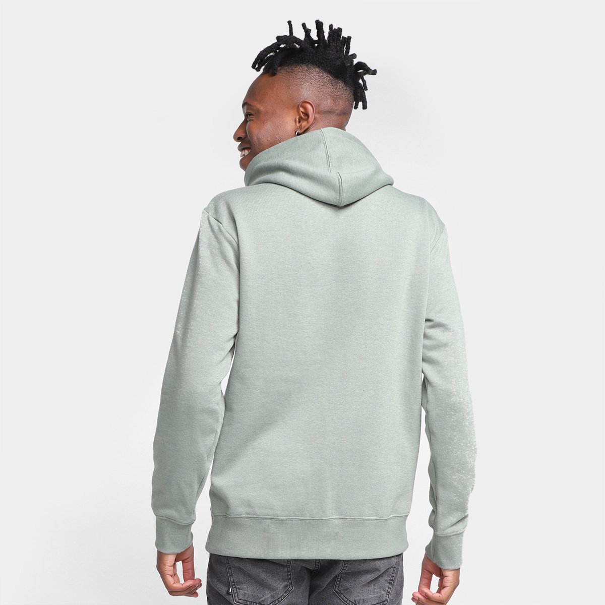 sage green moletom com capuz men