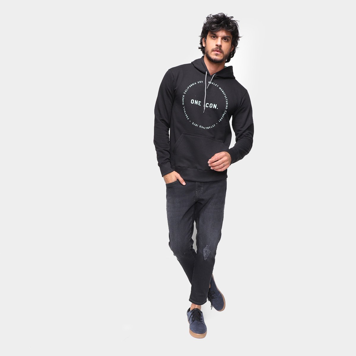Moletom Oakley One Icon Circle Pullover Masculino - 3