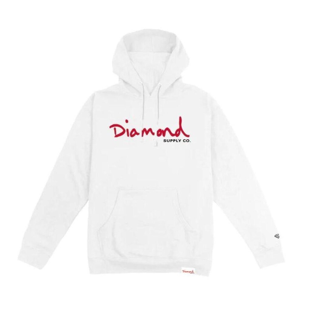 Moletom Og Script Hoodie White Diamond