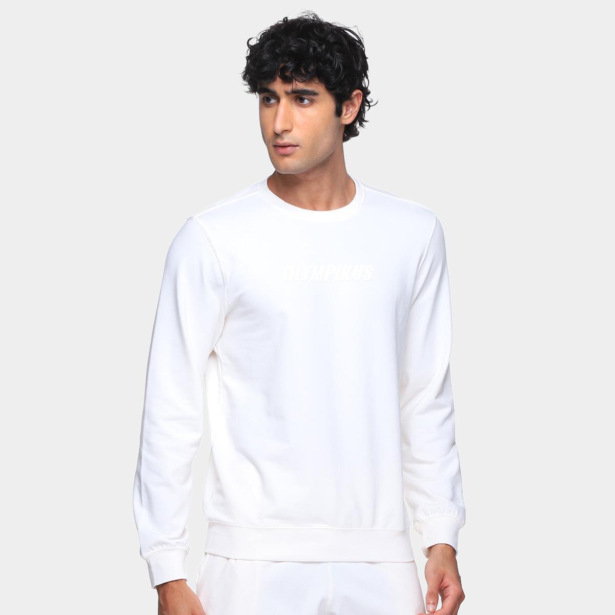 Moletom Olympikus Comfy Big Logo Masculino - Branco