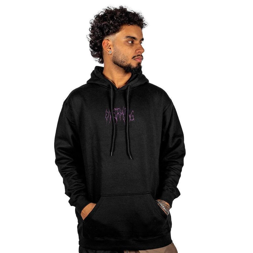 Moletom Overking Angel Protect Preto