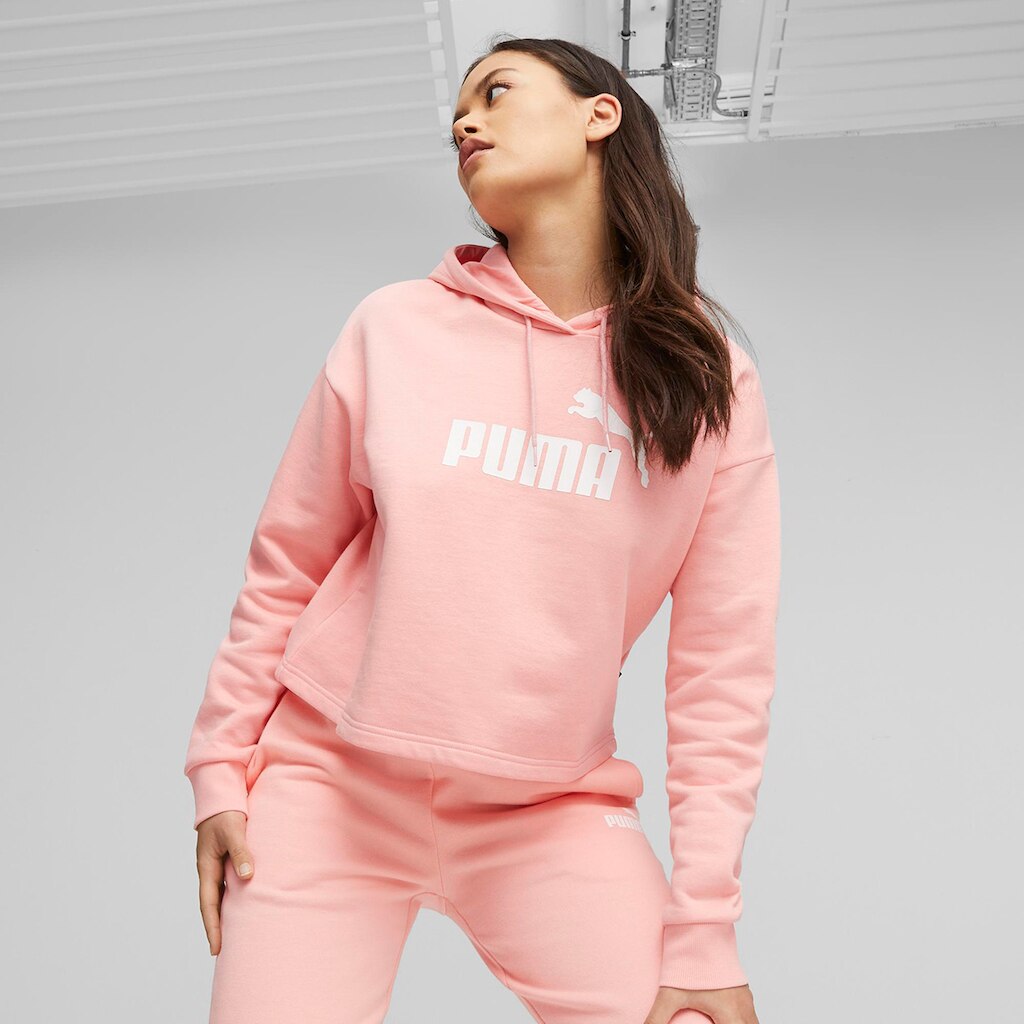 Moletom Puma Cropped Capuz Feminino