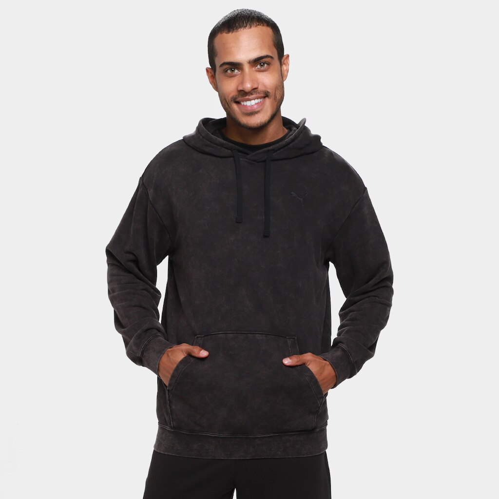 Moletom Puma Elevated Relaxed Wash Hoodie Masculino