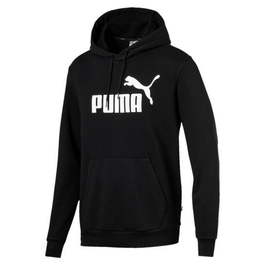 Moletom Puma ESS Hoody TR Big Logo Masculino - Preto